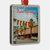 Palm春,カリフォルニア – ヴィンテージはがき メタルオーナメント (右)