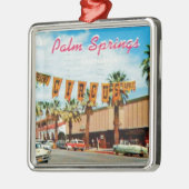 Palm春,カリフォルニア – ヴィンテージはがき メタルオーナメント (左)