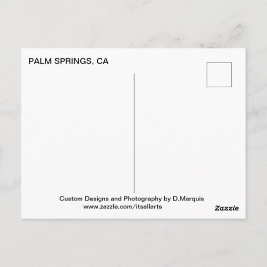 PALM春#8 ポストカード (裏面)