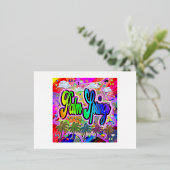 Palm春Vistaはっ表現きはがき 箔シーズンポストカード (立ち正面)