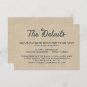 Palm葉のエンクロージャ·カード エンクロージャーカード (正面/裏面)