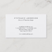 Palm エレガント絵を描離れ名前 名刺 (裏面)