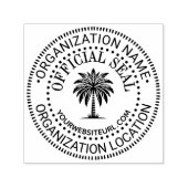 Palm #1一般カスタム公式シール名場所URL セルフインキングスタンプ (デザイン)