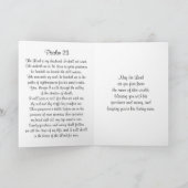 Palm 23主は私の羊飼いの聖句である カード (内部)