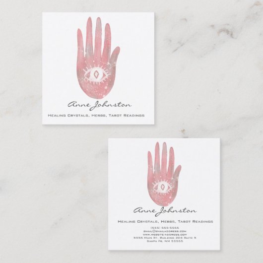 Palm and Eye Square名刺 スクエア名刺 (正面/裏面)