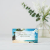 Palm Beachの家のレンタル旅行代理店のスパのブティック 名刺 (スタンド正面)