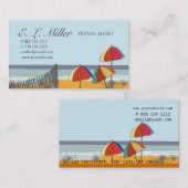 Palm Beachの海の航海のな旅行代理店 名刺 (正面/裏面)