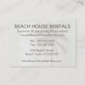 Palm Beachの熱帯レンタル 名刺 (裏面)