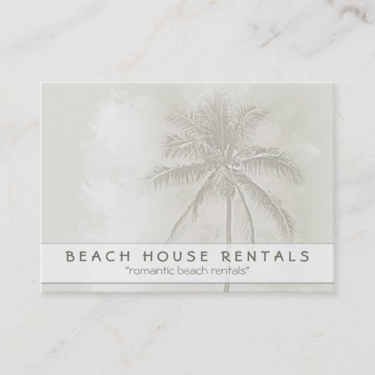 Palm Beachの熱帯レンタル 名刺 (正面)