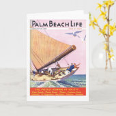 Palm Beachの生命#15メッセージカード カード (黄色い花)