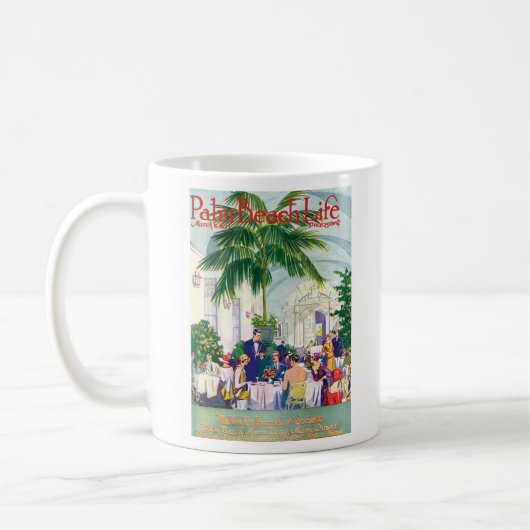 Palm Beachの生命#16マグ コーヒーマグカップ (左)