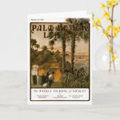 Palm Beachの生命#17メッセージカード カード (黄色い花)