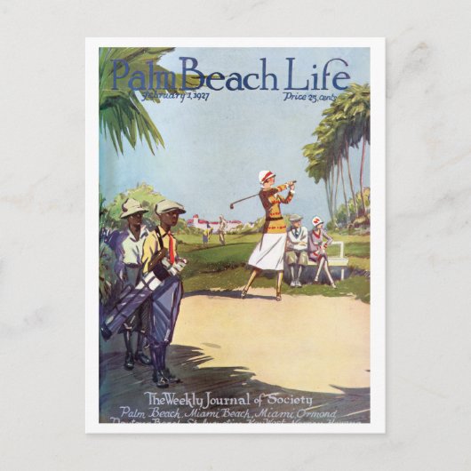 Palm Beachの生命#20郵便はがき ポストカード (正面)