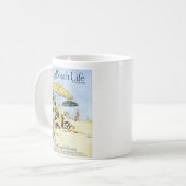 Palm Beachの生命#3マグ コーヒーマグカップ (正面左)