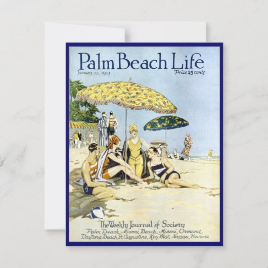 Palm Beachの生命#3招待 セーブザデート (正面)