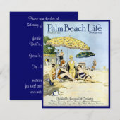 Palm Beachの生命#3招待 セーブザデート (正面/裏面)