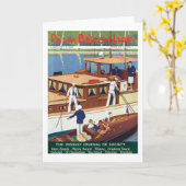 Palm Beachの生命#6メッセージカード カード (黄色い花)