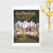 Palm Beachの生命#7メッセージカード カード (黄色い花)