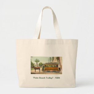 "Palm Beachトロリー"の- 1905年 ラージトートバッグ