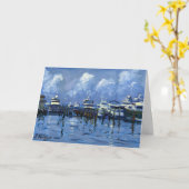 Palm Beach都市はメッセージカードをつなぎます カード (黄色い花)