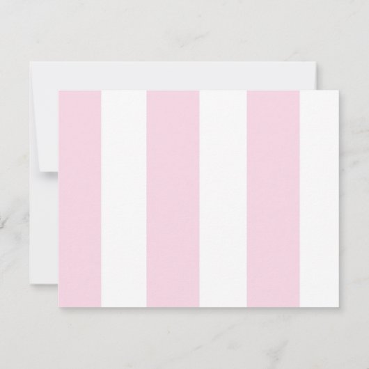 Palm Beach Cabana Monogram Flat Card サンキューカード (裏面)