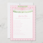 Palm Beach Cabana | Spill the Tea Bridal Shower 招待状 (正面)