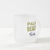 Palm Beach Florida Coffee Mug フロストグラスマグカップ (正面右)