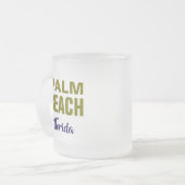 Palm Beach Florida Coffee Mug フロストグラスマグカップ (正面左)