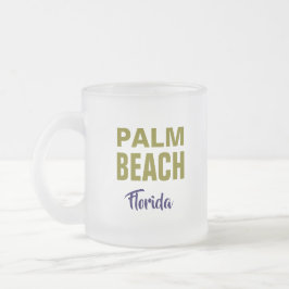 Palm Beach Florida Coffee Mug フロストグラスマグカップ