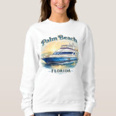 Palm Beach Florida Vacation Sweatshirt スウェットシャツ (正面)