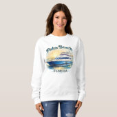 Palm Beach Florida Vacation Sweatshirt スウェットシャツ (正面フル)