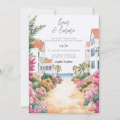 Palm Beach Florida Wedding Invitation 招待状 (正面)