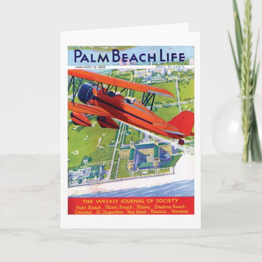 Palm Beach Life #1 note card カード (正面)
