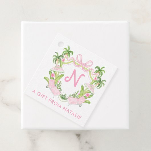 Palm Beach Monogram Crest フェイバータグ (インサイチュ)