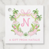 Palm Beach Monogram Crest  フェイバータグ (正面)