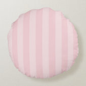 Palm Beach Pink Loungers Monogram Crest ラウンドクッション (裏面)