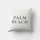 Palm Beach Preppy Coastal クッション (裏面)