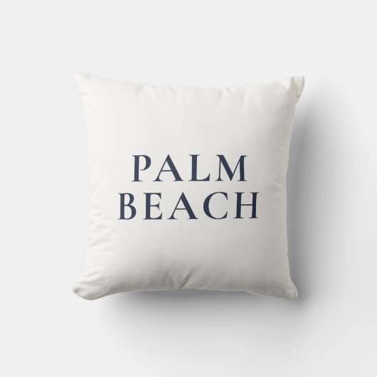 Palm Beach Preppy Coastal クッション (正面)