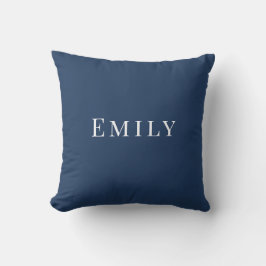 Palm Beach Preppy Personalized Name Throw Pillow  クッション