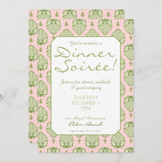 Palm Beach Theme Invitation 招待状 (正面/裏面)