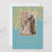 Palm Christmas Tropical写真 シーズンカード (正面)