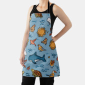 Palm Coast All-Over Print Apron Gift エプロン (インサイチュ)
