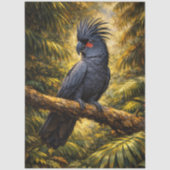 Palm Cockatoo Decoupage 薄葉紙 (正面)