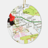 Palm Desert、カリフォルニア セラミックオーナメント (左)