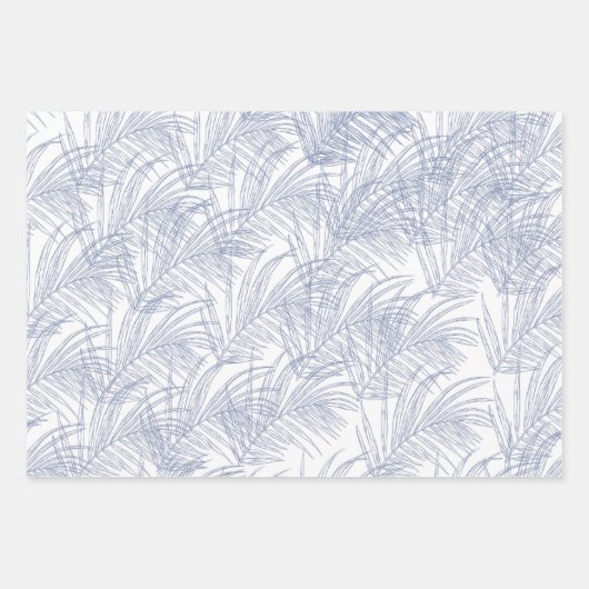 Palm frond wrapping paper ラッピングペーパーシート (正面)
