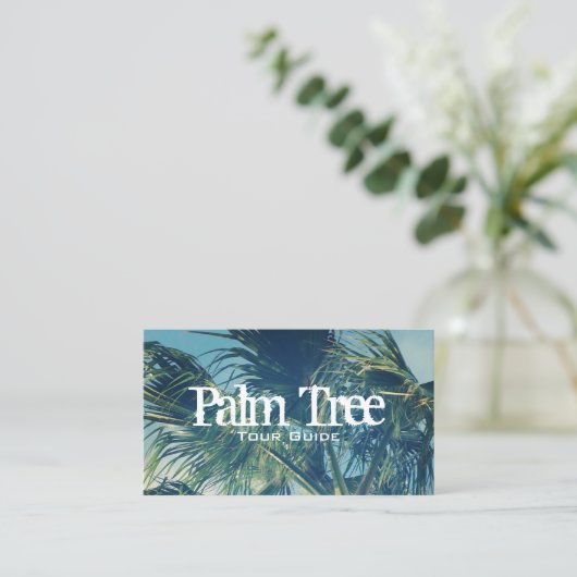 Palm Frondsの写真 名刺 (スタンド正面)