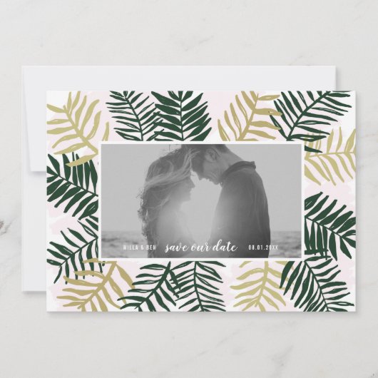 Palm Getaway日付の保存 セーブザデート (正面)