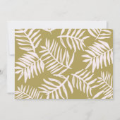 Palm Getaway日付の保存 セーブザデート (裏面)