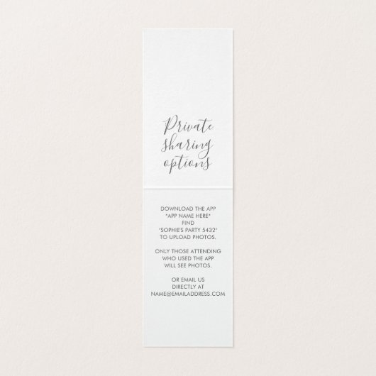 Palm Greenery Social Hashtag結婚のサイン (内部フラット)