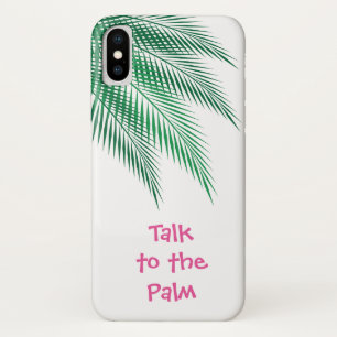 Palm iPhoneケースに対して話す iPhone X ケース